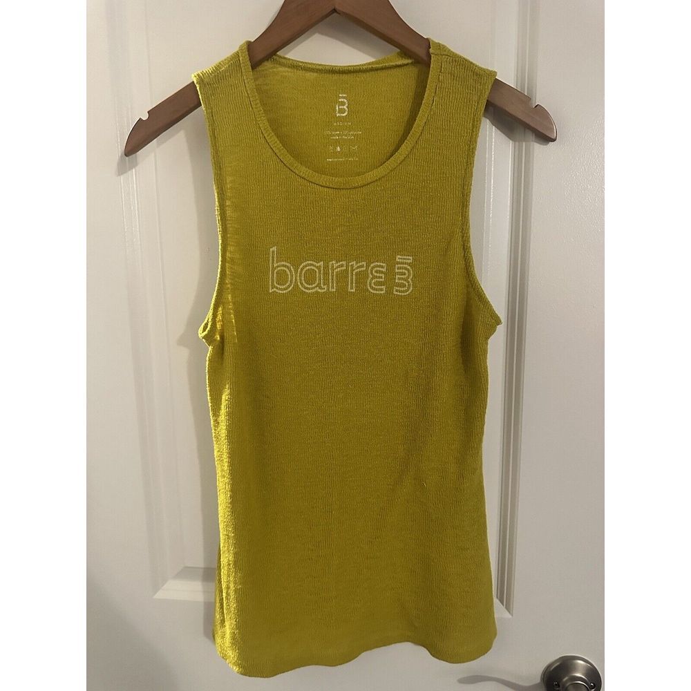 Barre3 Mustard Tank Size Medium